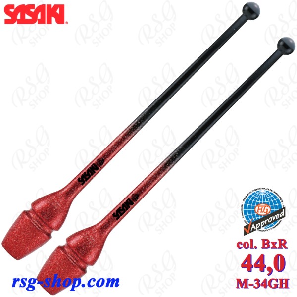 Булавы Sasaki M-34GH BxR 44cm FIG col. Black x Red