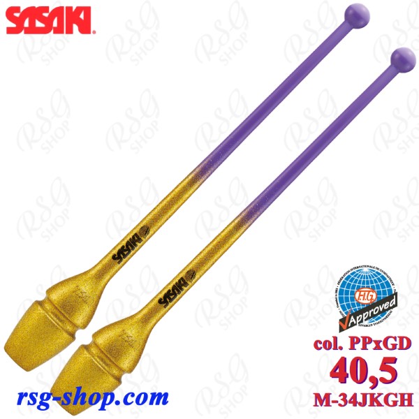 Булавы Sasaki M-34JKGH PPxGD 41cm FIG col. Purple x Gold