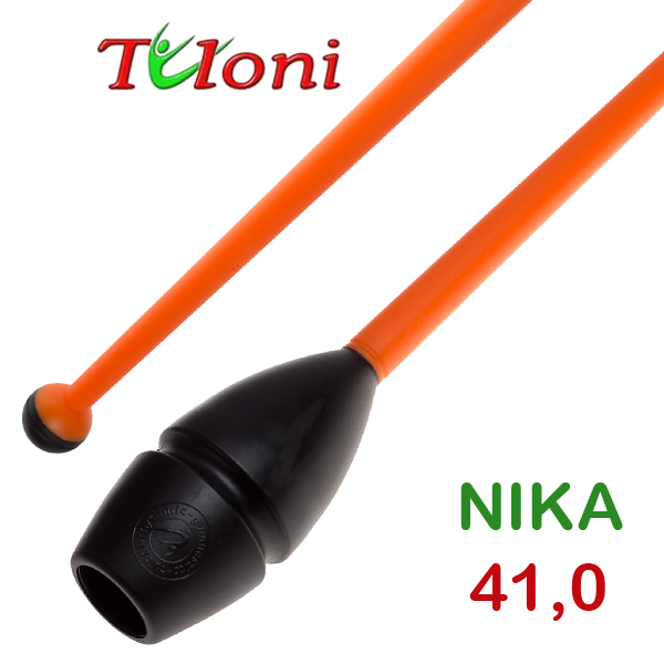 Булавы соединяемые 41cm mod. Nika bi-col. Black x Orange Art. T0242
