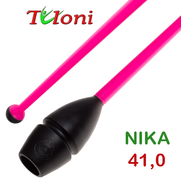 Булавы соединяемые 41cm mod. Nika bi-col. Black x Pink Art. T0163