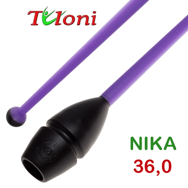 Булавы соединяемые 36cm mod. Nika bi-col. Black x Purple Art. T0154