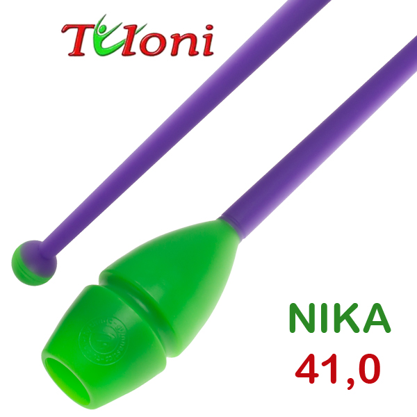 Булавы соединяемые 41cm mod. Nika bi-col. Green x Purple Art. T0248