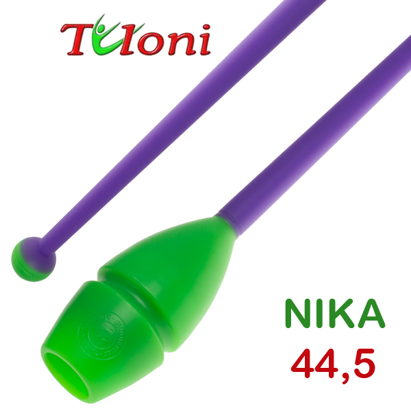 Булавы соединяемые 45cm mod. Nika bi-col. Green x Purple Art. T0272