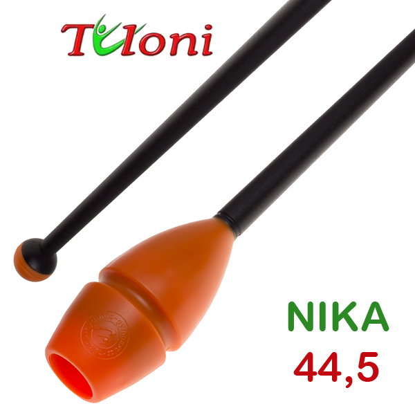Булавы соединяемые 45cm mod. Nika bi-col. Orange x Black Art. T0276