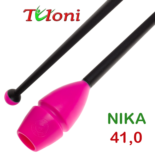 Булавы соединяемые 41cm mod. Nika bi-col. Pink x Black Art. T0948