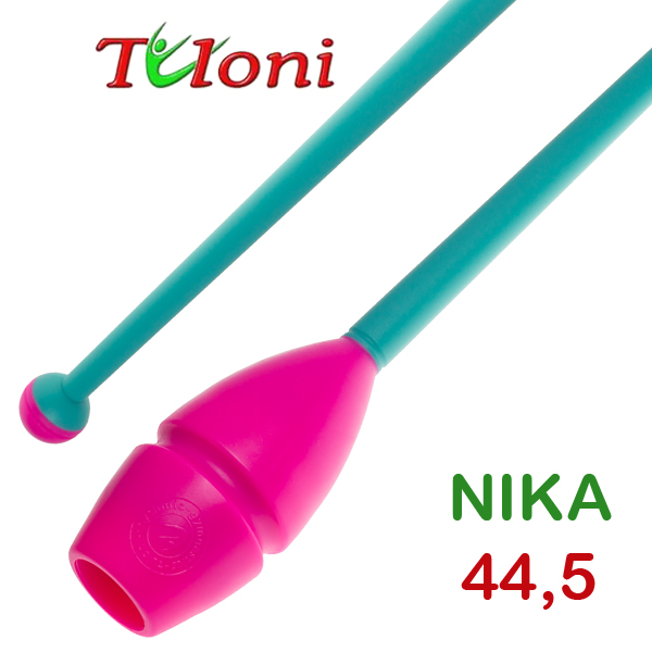 Булавы соединяемые 45cm mod. Nika bi-col. Pink x Turquoise Art. T0263
