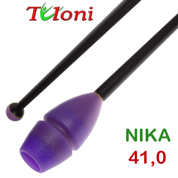Булавы соединяемые 41cm mod. Nika bi-col. Purple x Black Art. T0946