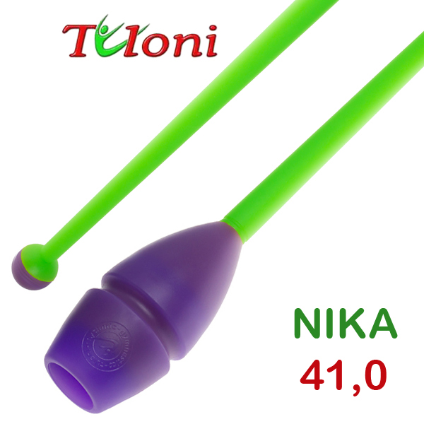 Булавы соединяемые 41cm mod. Nika bi-col. Purple x Green Art. T0236