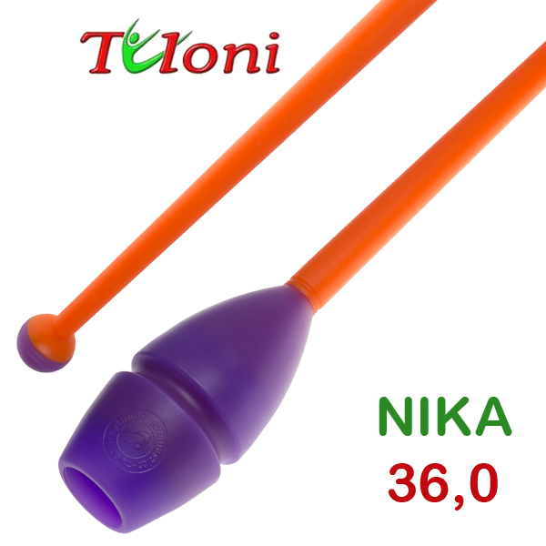 Булавы соединяемые 36cm mod. Nika bi-col. Purple x Orange Art. T0211