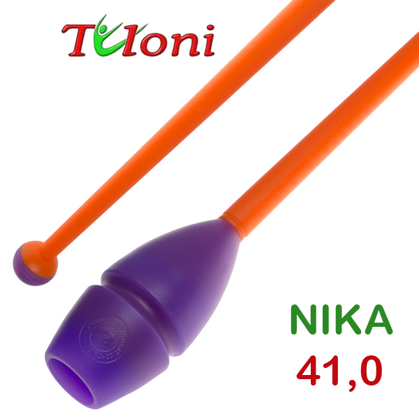 Булавы соединяемые 41cm mod. Nika bi-col. Purple x Orange Art. T0235