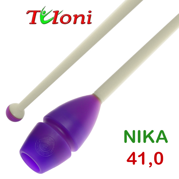 Булавы соединяемые 41cm mod. Nika bi-col. Purple x White Art. T0158