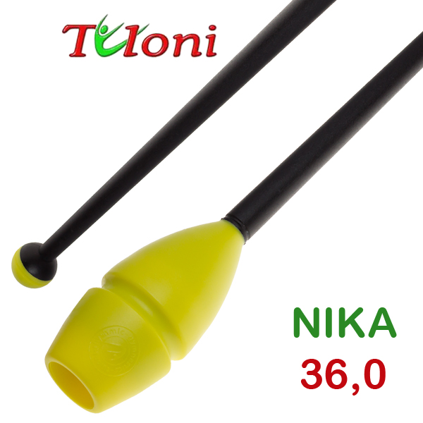 Булавы соединяемые 36cm mod. Nika bi-col. Yellow x Black Art. T0231