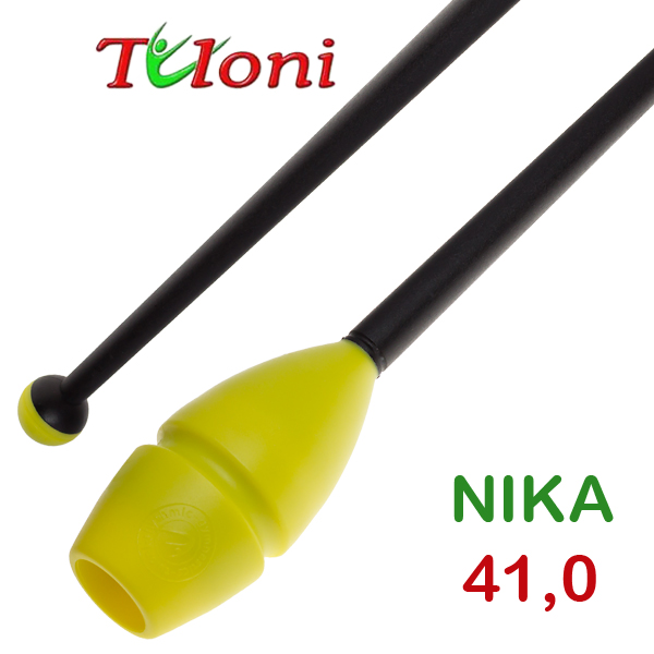 Булавы соединяемые 41cm mod. Nika bi-col. Yellow x Black Art. T0256