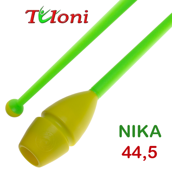 Булавы соединяемые 45cm mod. Nika bi-col. Yellow x Green Art. T0281
