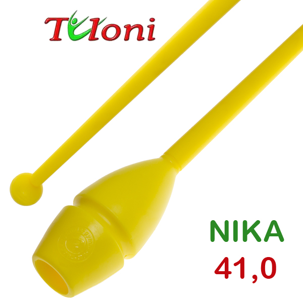 Булавы соединяемые 41cm mod. Nika col. Yellow x Yellow Art. T0258