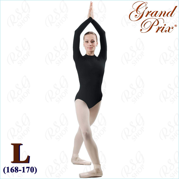 Long Sleeve Leotard GP mod. DARYA s. L (170) Black Art. B1L90-L