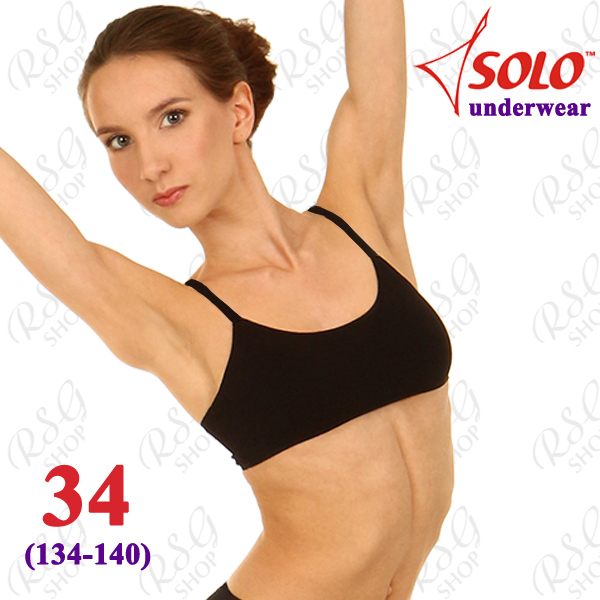 Bra Solo BD10 size 34 (134-140) Cotton Black BD10.3-34