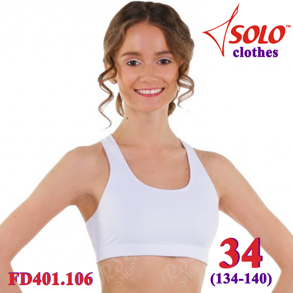 Short Tank Top Solo s. 34 (134-140) Cotton White FD401.106-34