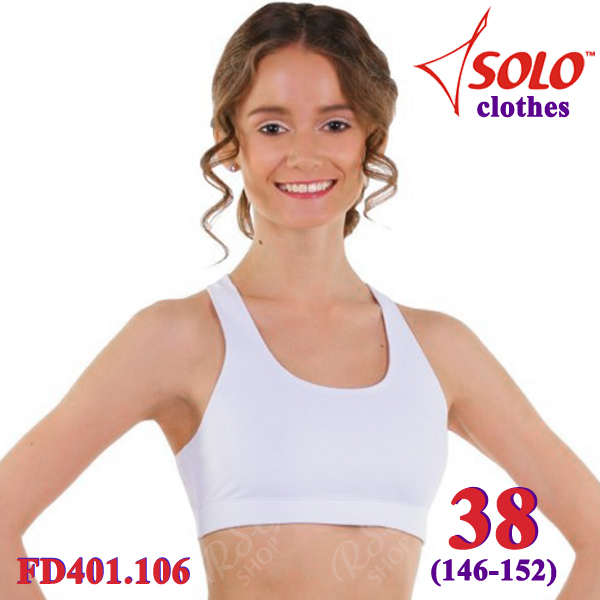 Short Tank Top Solo s. 38 (146-152) Cotton White FD401.106-38