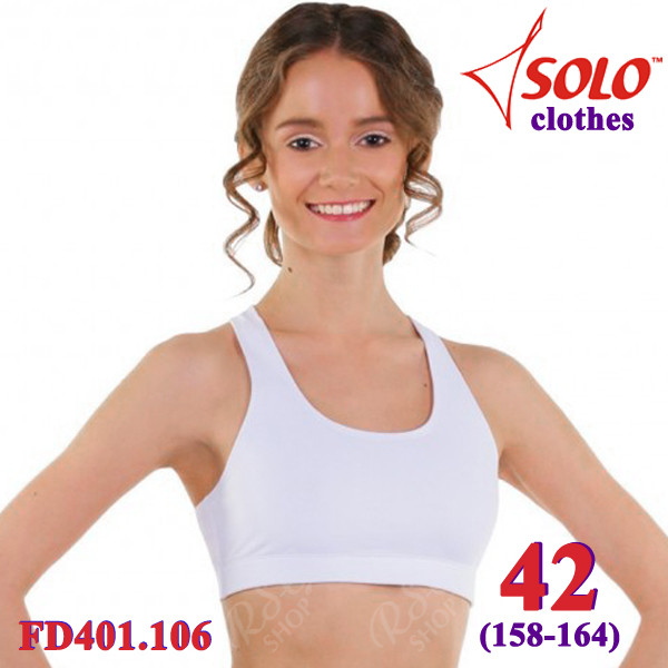 Short Tank Top Solo s. 42 (158-164) Cotton White FD401.106-42