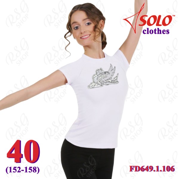 T-Shirt Solo Swan s. 40 (152-158) col. White FD649.1.106-40