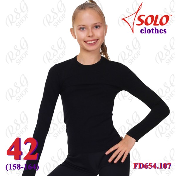 T-Shirt Solo s. 42 (158-164) col. Black FD654.107-42