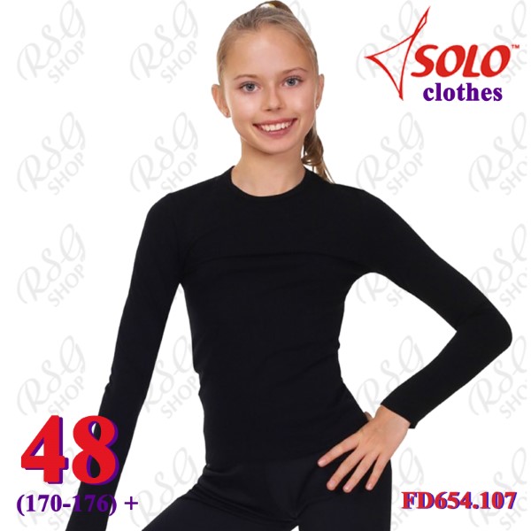 T-Shirt Solo s. 48 (170-176) col. Black FD654.107-48