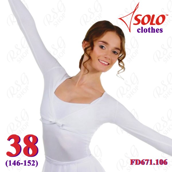 Kurzer Bolero Solo s. 38 (146-152) col. White FD671.106-38