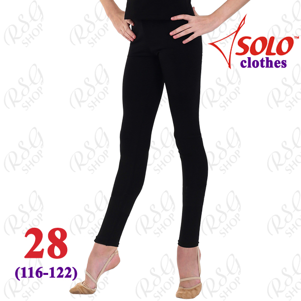Footless Leggings Solo s. 28 (116-122) Cotton Black FD700.107-28
