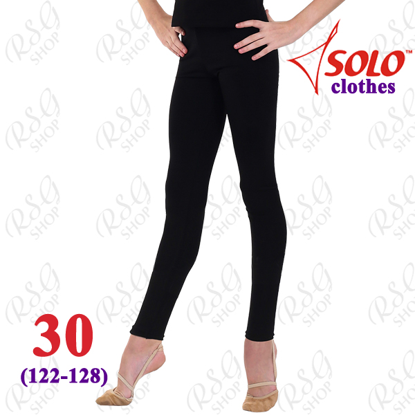 Footless Leggings Solo s. 30 (122-128) Cotton Black FD700.107-30