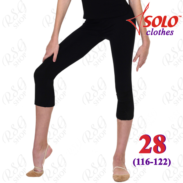 Leggings 7/8 Solo s. 28 (116-122) Cotton Black FD701.107-28