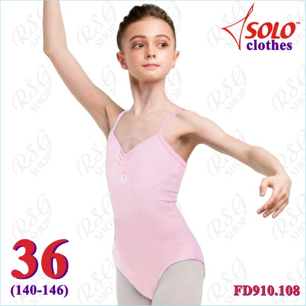 Camisole Leotard Solo s. 36 (140-146) Cotton col. Pink FD910.108-36