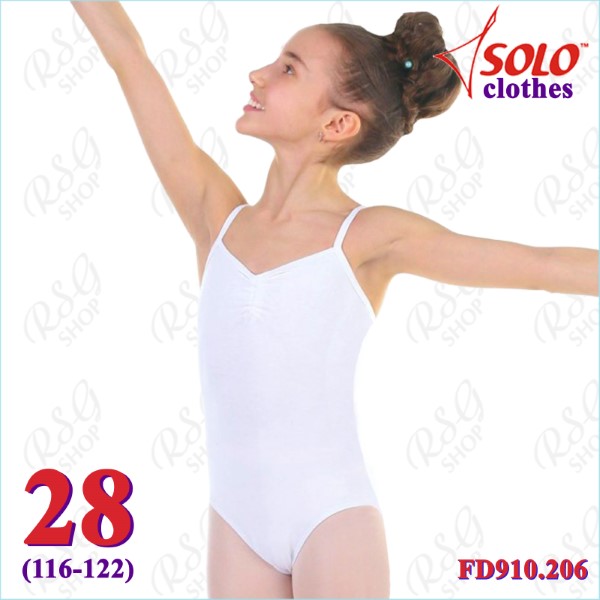 Camisole Leotard Solo s. 28 (116-122) Polyamide col. White FD910.206-28