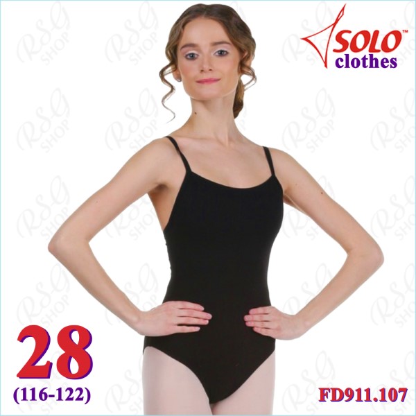 Camisole Leotard Solo s. 28 (116-122) Cotton col. Black FD911.107-28