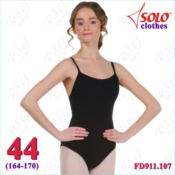 Camisole Leotard Solo s. 44 (164-170) Cotton col. Black FD911.107-44