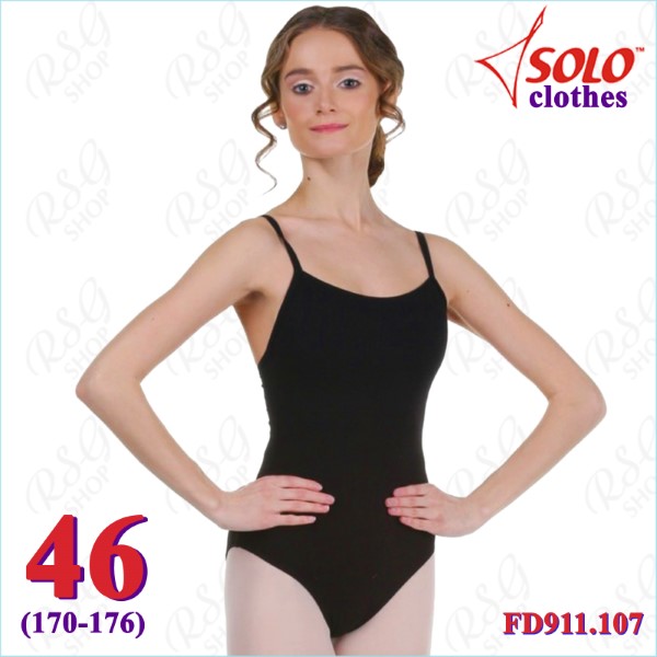 Camisole Leotard Solo s. 46 (170-176) Cotton col. Black FD911.107-46