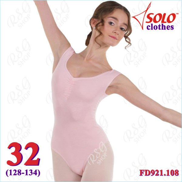 V-neck Leotard Solo s. 32 (128-134) Cotton col. Pink FD921.108-32