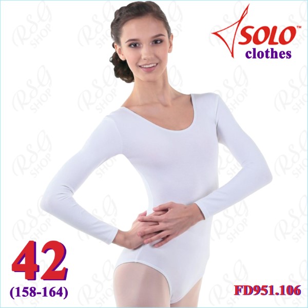 Tank Leotard Solo s. 42 (158-164) Cotton col. White FD951.106-42