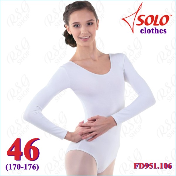 Tank Leotard Solo s. 46 (170-176) Cotton col. White FD951.106-46