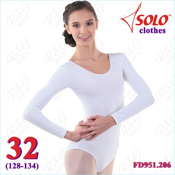 Tank Leotard Solo s. 32 (128-134) Polyamide col. White FD951.206-32