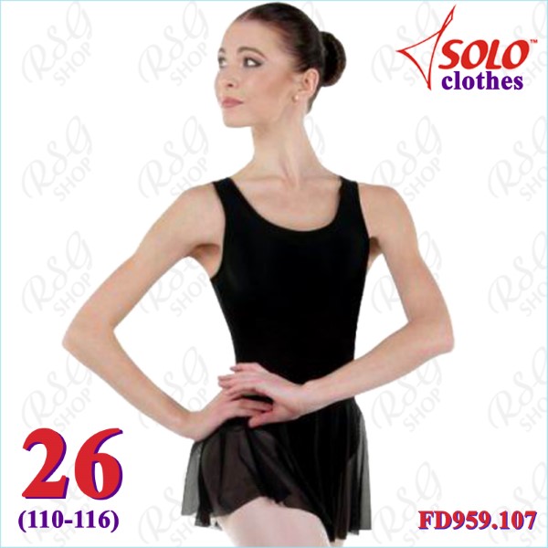 Купальник с юбкой Solo s. 26 (110-116) Cotton col. Black FD959.107-26