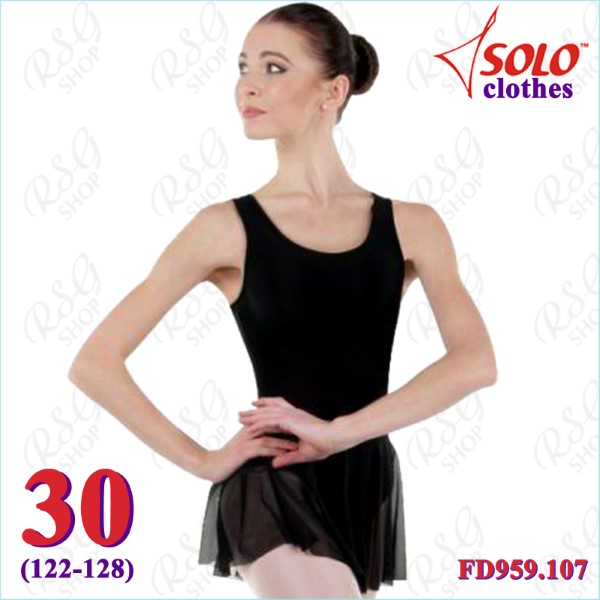 Купальник с юбкой Solo s. 30 (122-128) Cotton col. Black FD959.107-30