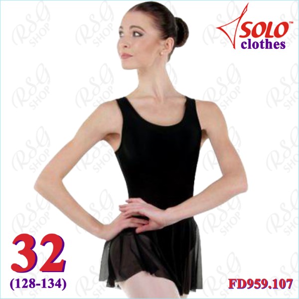 Купальник с юбкой Solo s. 32 (128-134) Cotton col. Black FD959.107-32