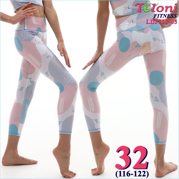 Леггинсы 7/8 Tuloni Fitness des. Spike s. 32 col. LIBUxLP Art. LDF22P-05-32