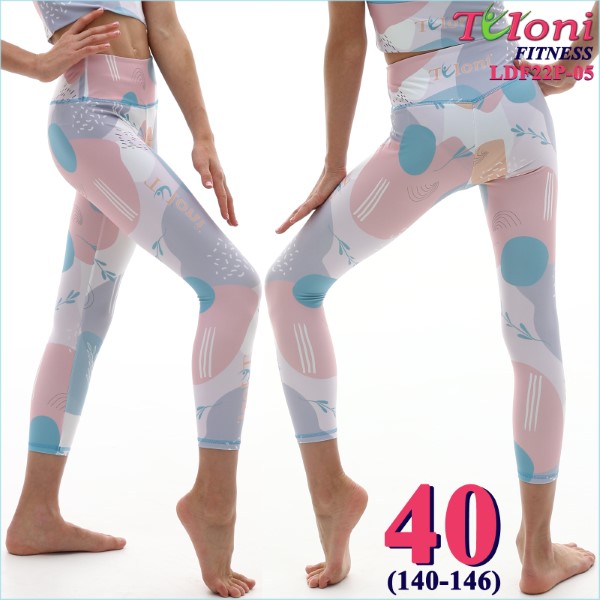 Леггинсы 7/8 Tuloni Fitness des. Spike s. 40 col. LIBUxLP Art. LDF22P-05-40
