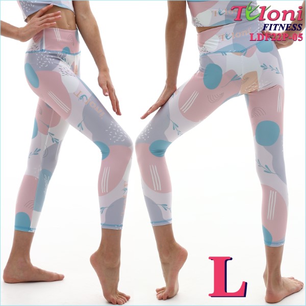 Леггинсы 7/8 Tuloni Fitness des. Spike s. L col. LIBUxLP Art. LDF22P-05-L