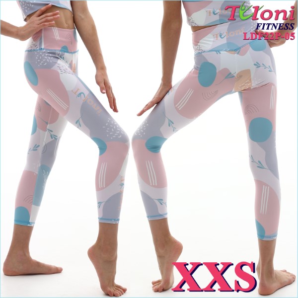 Леггинсы 7/8 Tuloni Fitness des. Spike s. XXS col. LIBUxLP Art. LDF22P-05-XXS