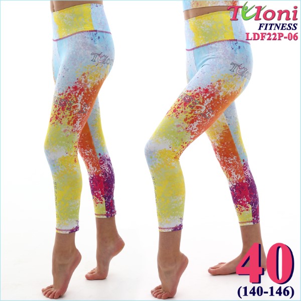 Леггинсы 7/8 Tuloni Fitness des. Blot s. 40 col. LIBUxRxY Art. LDF22P-06-40