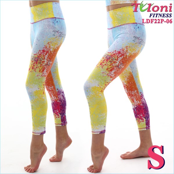 Леггинсы 7/8 Tuloni Fitness des. Blot s. S col. LIBUxRxY Art. LDF22P-06-S