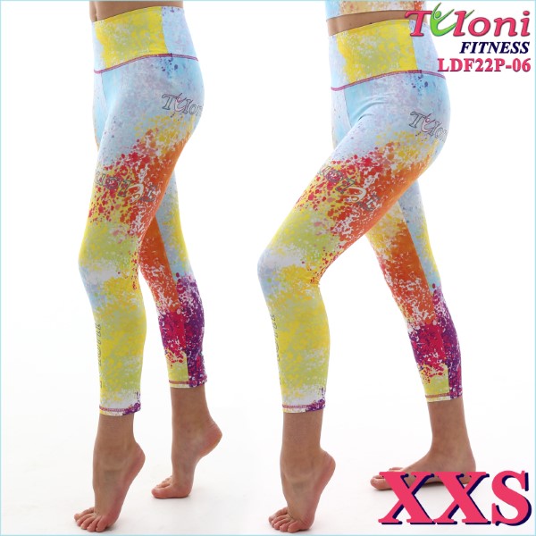 Леггинсы 7/8 Tuloni Fitness des. Blot s. XXS col. LIBUxRxY Art. LDF22P-06-XXS